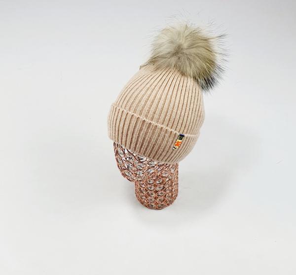 Шапка Амали мохер Сапсан (карамель)